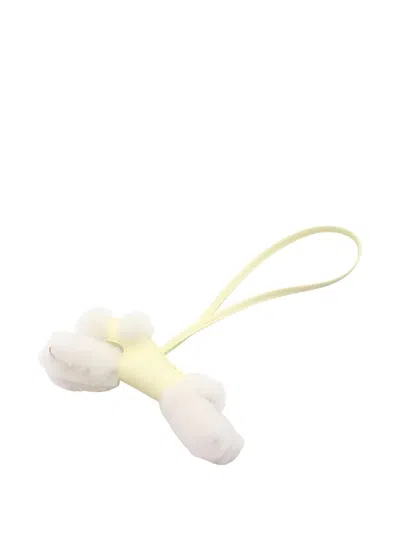 Pre-owned Hermes 2025 Paddy Bag Charm In Yellow