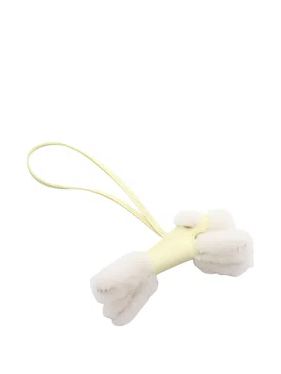 Pre-owned Hermes 2025 Paddy Bag Charm In Yellow