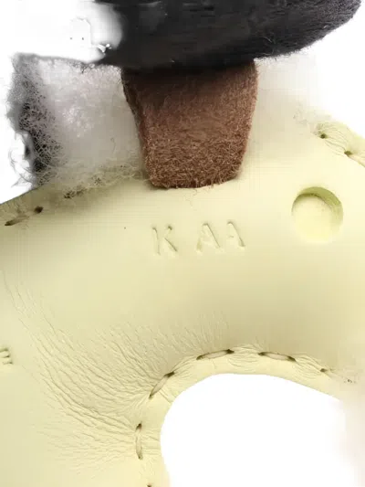 Pre-owned Hermes 2025 Paddy Bag Charm In Yellow