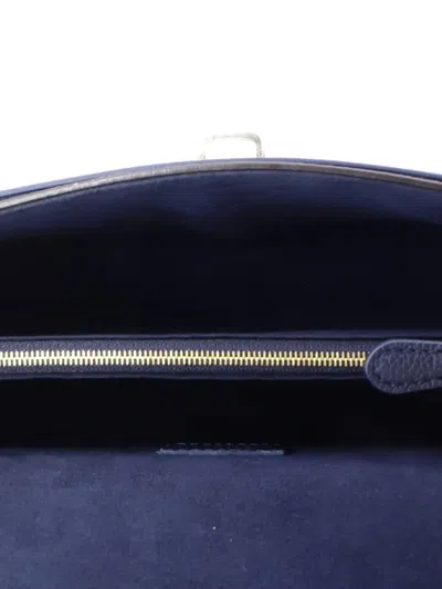 Pre-owned Louis Vuitton Victoire Handbag Monogram Canvas And Leather Shoulder Bag In Brown