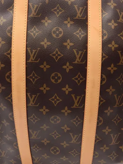 Pre-owned Louis Vuitton 2005 Keepall Bandoulière 50 Travel Bag In Brown