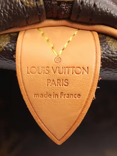 Pre-owned Louis Vuitton 2005 Keepall Bandoulière 50 Travel Bag In Brown