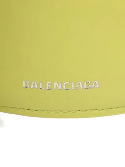 Pre-owned Balenciaga 2010 Paper Mini Trifold Wallet In Yellow