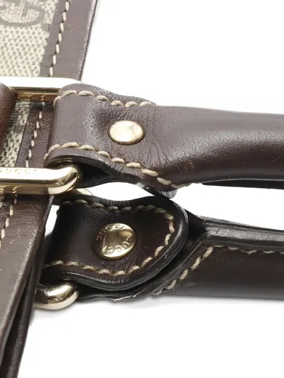 Pre-owned Gucci 2000s Gg Plus Tote Bag In Neutral