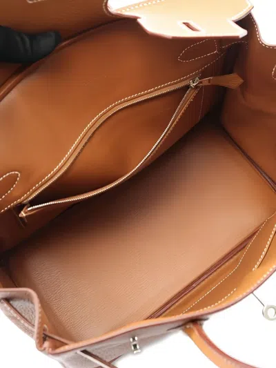 Pre-owned Hermes 2008s Birkin 30 Togo-leather Handbag In Brown