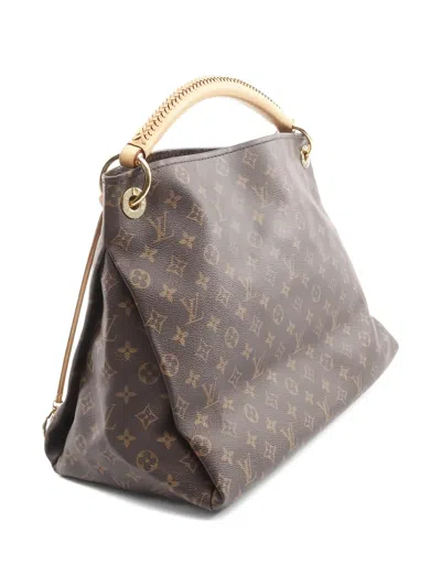 Pre-owned Louis Vuitton 2012 Artsy Mm Monogram Tote Bag In Brown