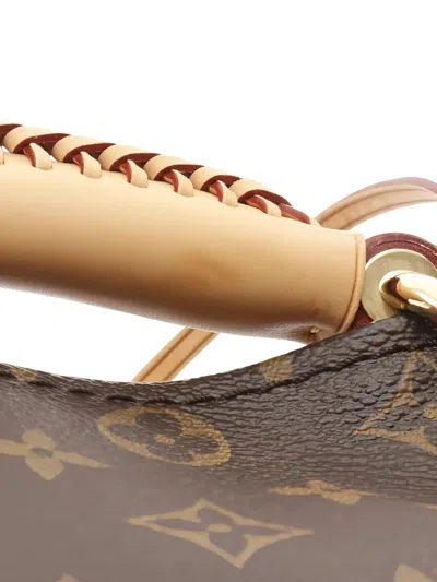 Pre-owned Louis Vuitton 2012 Artsy Mm Monogram Tote Bag In Brown