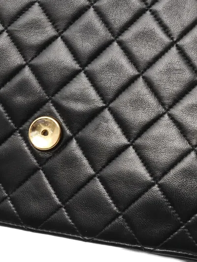 Pre-owned Chanel 2000-2002 Classic Flap Shoulder Bag In Black