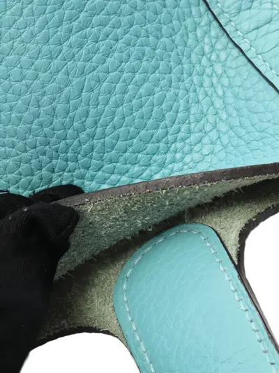 Pre-owned Hermes 2016 Picotin Lock 22 Tote Bag In Blue