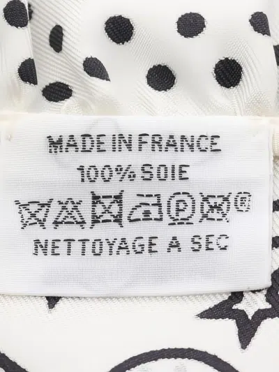 Pre-owned Hermes 2010s Brides De Gala 70 Scarf In White