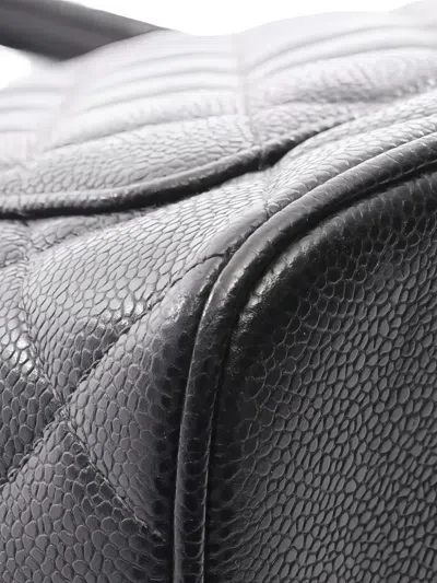 Pre-owned Chanel 2004-2005 Medallion Quilted Tote Bag In Black