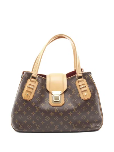 Pre-owned Louis Vuitton 2007 Greet Monogram Handbag In Brown