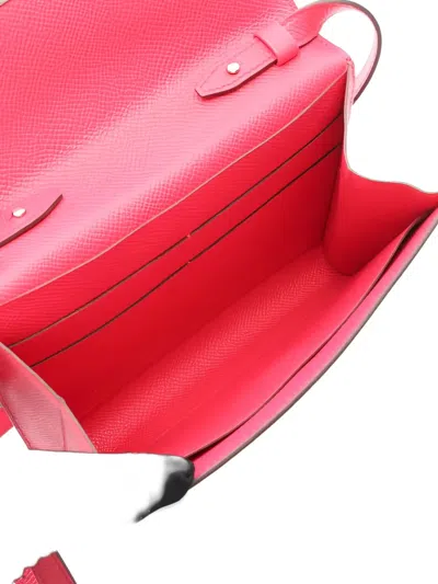 Pre-owned Hermes 2018 Click 16 Engraved Shoulder Bag In Pink