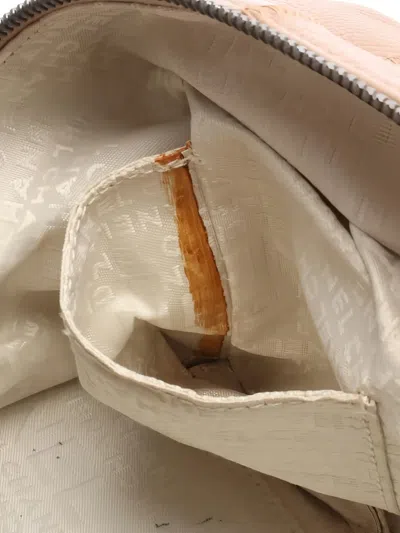 Pre-owned Chanel 2004-2005 Chocolate Bar Boston Shoulder Bag In Neutral