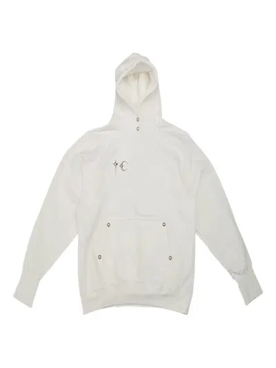 Thug Club Armor Graphic-details Hoodie In White