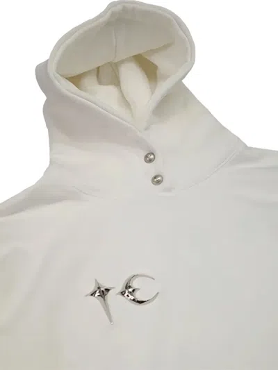 Thug Club Armor Graphic-details Hoodie In White