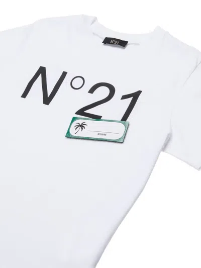 N°21 Logo Graphic T-shirt In White