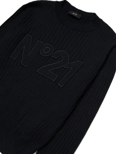N°21 Logo Sweater In Black