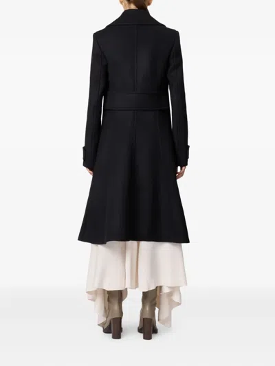 Tod's Single-breasted Coat In Black