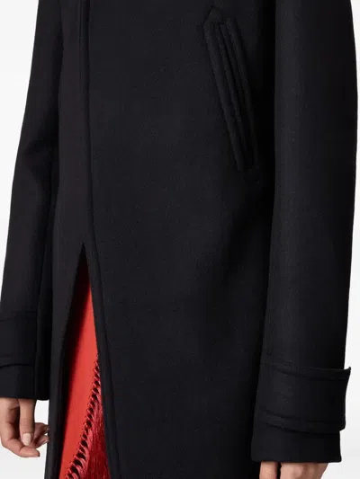 Tod's Single-breasted Coat In Black