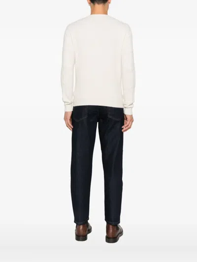 Imperial Geometric-pattern Sweater In Neutral