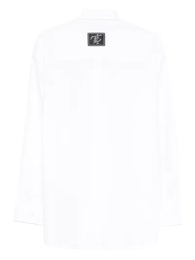 Karl Lagerfeld Logo-patch Shirt In White