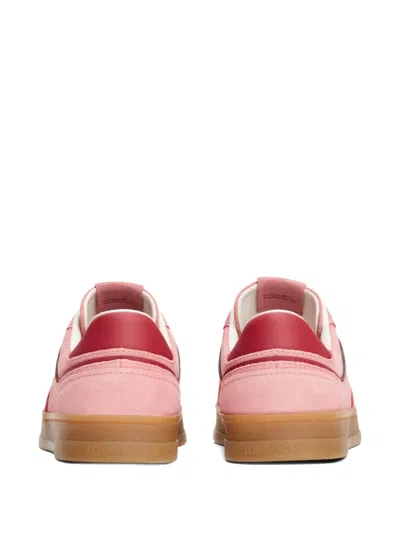 Tommy Jeans Greenwich Panelled Sneakers In Pink