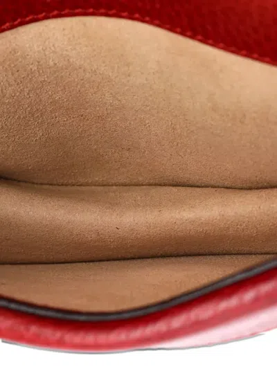 Pre-owned Gucci Dionysus Bag Leather Super Mini Clutch Bag In Red