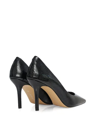 Smiling Shoes Romy Glossy Pumps In Black
