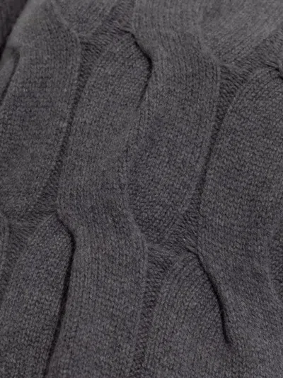 Lisa Yang Sammie Cable-knit Cashmere Sweater In Gray