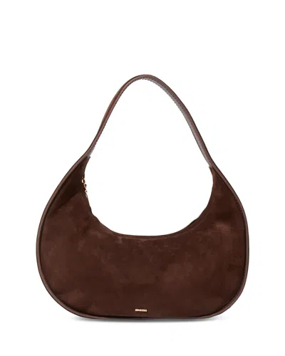 Simkhai Finn Suede Hobo Bag In Brown