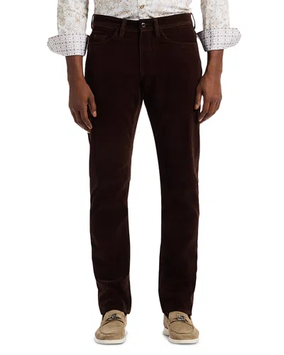 Robert Graham Celestial Straight Fit Velvet Pants In Brown