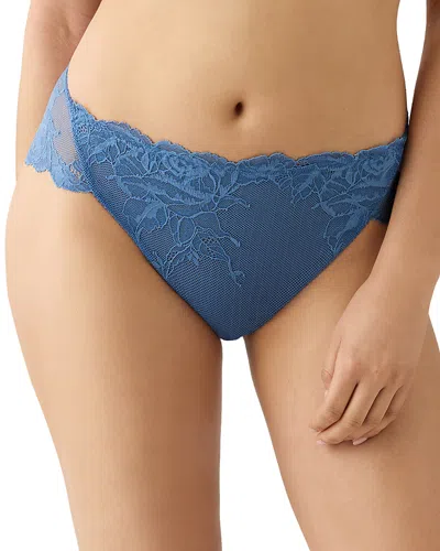 Wacoal Vivid Attraction High Cut Underwear In Blue