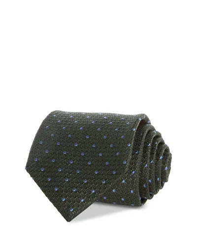 The Men's Store At Bloomingdale's Silk Classic Dot Tie - Exclusive In Green