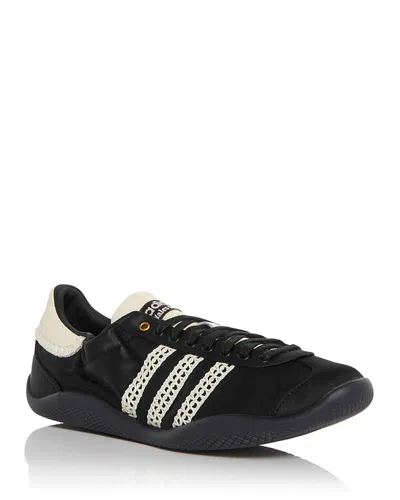 Adidas Originals X Wales Bonner Karintha Lo Satin Sneakers In Black