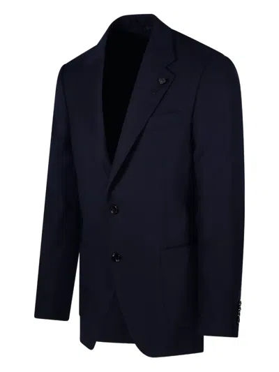 Lardini Notched-lapel Single-breasted Blazer In Multi