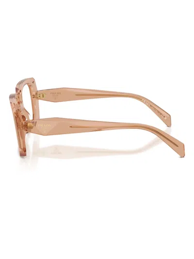 Prada Square-frame Glasses In Brown