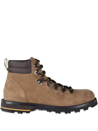 Moorer Lace-up Boots In Multi