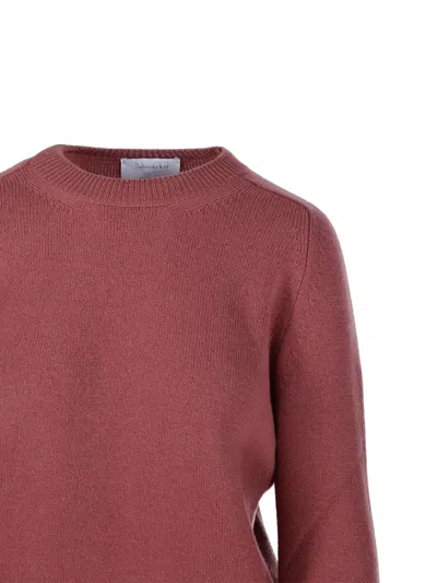 Daniele Fiesoli Long-sleeve Crew-neck Sweater In Red
