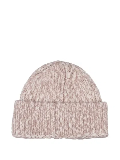 Fedeli Logo-plaque Beanie In Neutral
