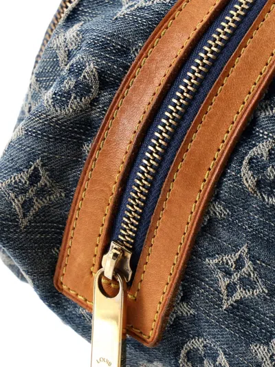 Pre-owned Louis Vuitton Baggy Handbag Denim Gm Shoulder Bag In Blue