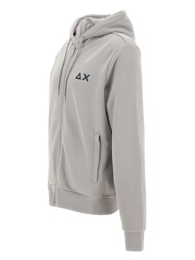 Sun 68 Drawstring Hood Zip-up Hoodie In Multi