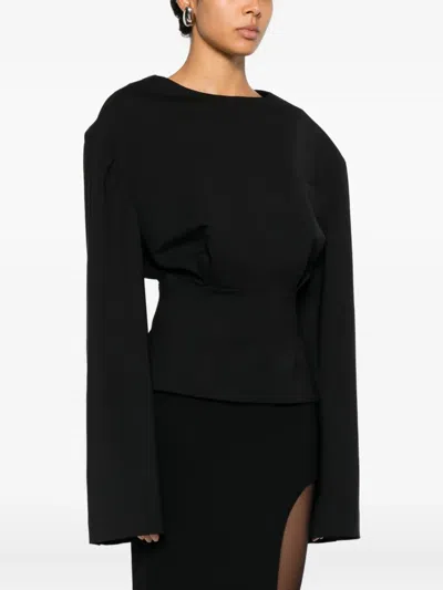 A.w.a.k.e. Round-neck Top In Animal Print