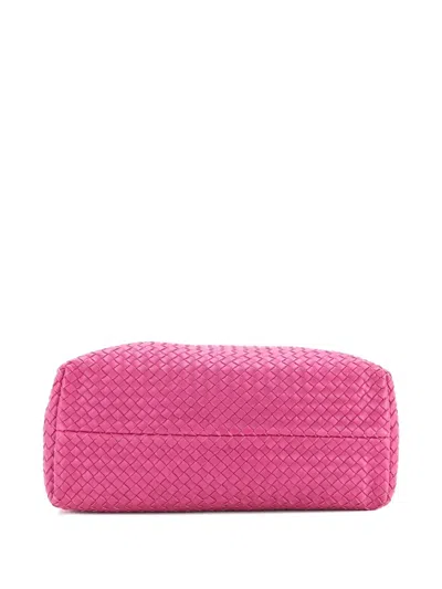 Pre-owned Bottega Veneta Cabat Intrecciato Nappa Medium Tote Bag In Pink