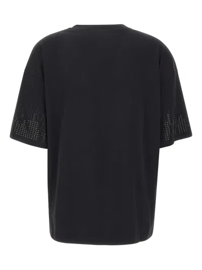 Elena Miro' Beaded-details T-shirt In Black
