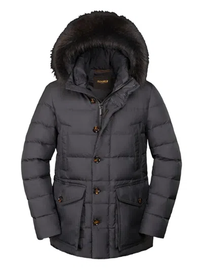 Moorer Fagio-f-km Jacket In Gray