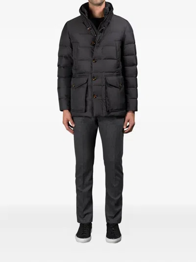 Moorer Fagio-f-km Jacket In Gray