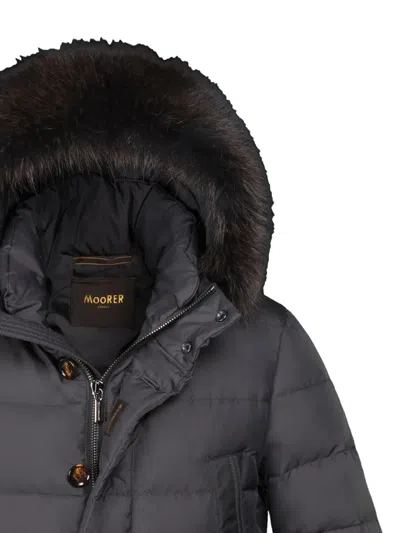 Moorer Fagio-f-km Jacket In Gray