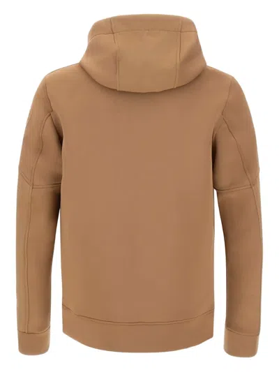 Blauer Zip-up Hooded Jacket In Brown