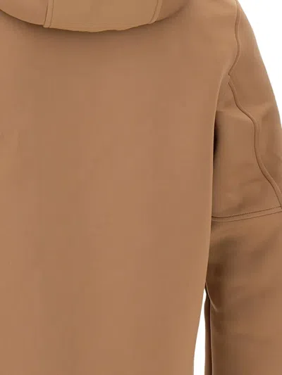 Blauer Zip-up Hooded Jacket In Brown